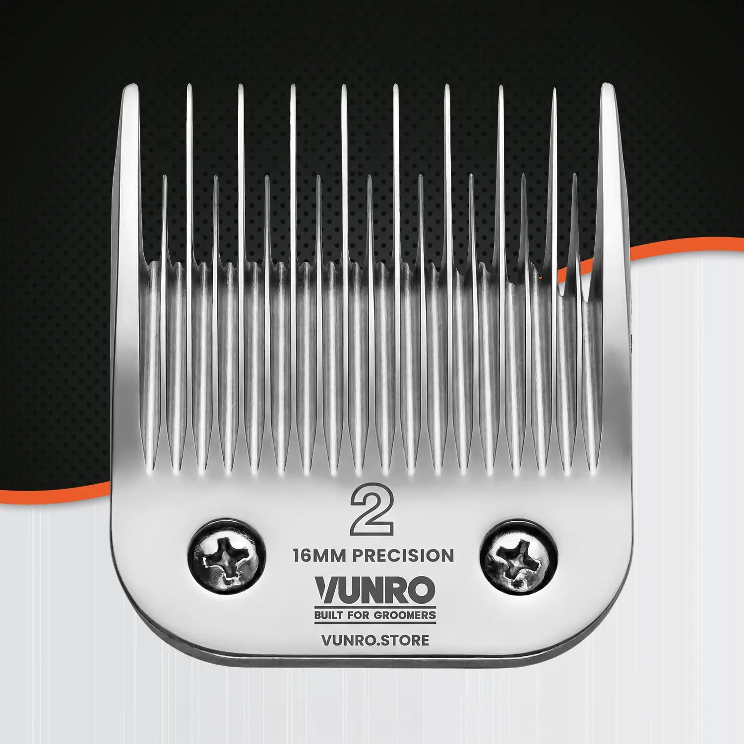 #2 Ceramic Skip Tooth Dog Clipper Blade (16mm) by VUNRO