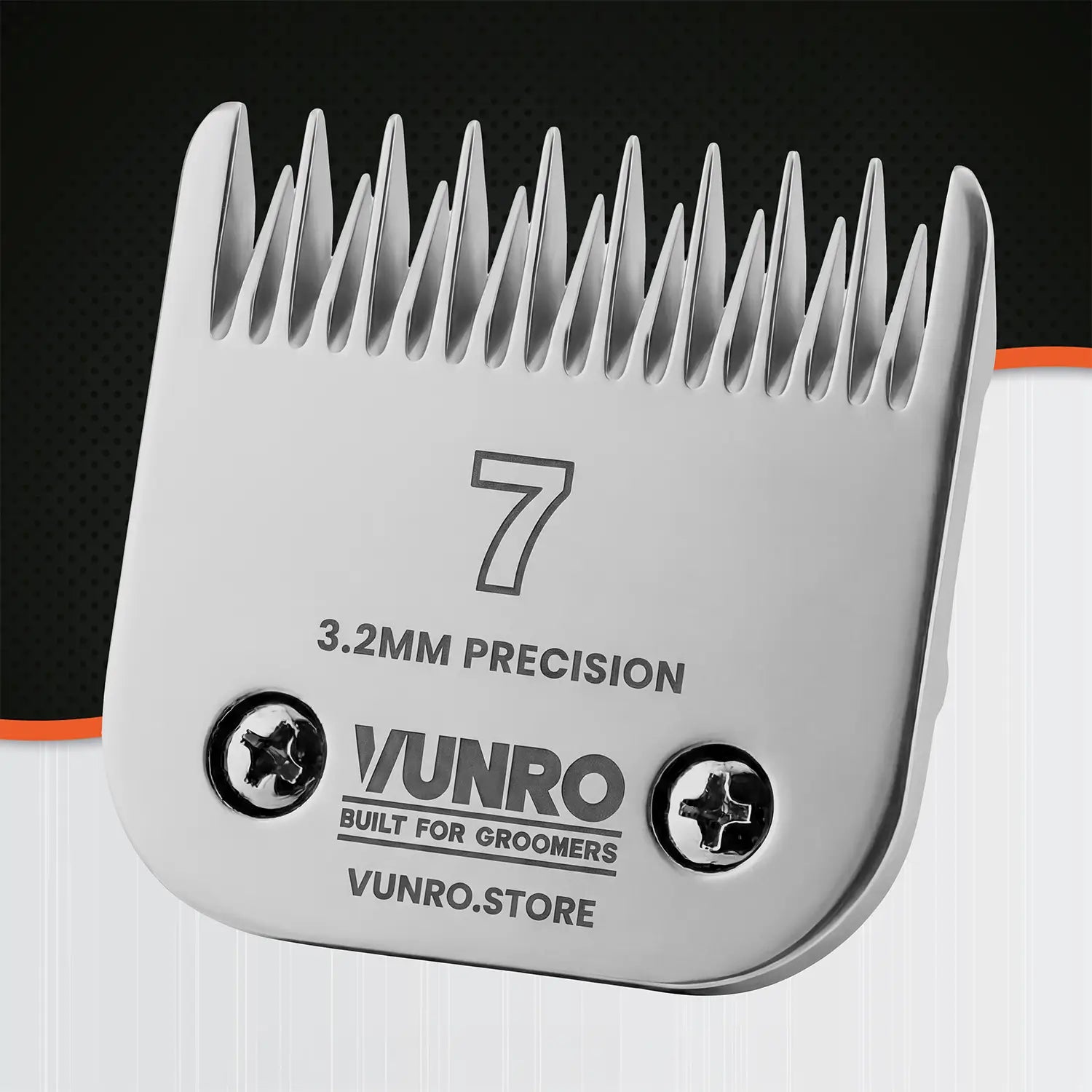 #7 Ceramic Skip Tooth Dog Clipper Blade (3.2mm) by VUNRO