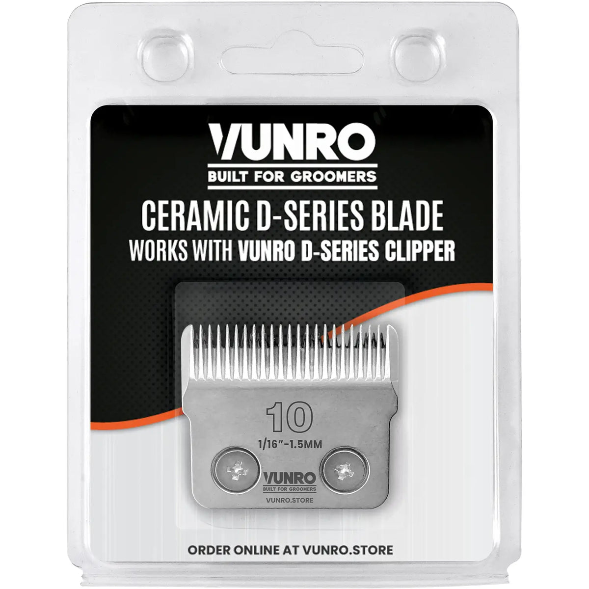 #10 Ceramic D-Series Dog Clipper Blade (1.5 mm) by VUNRO