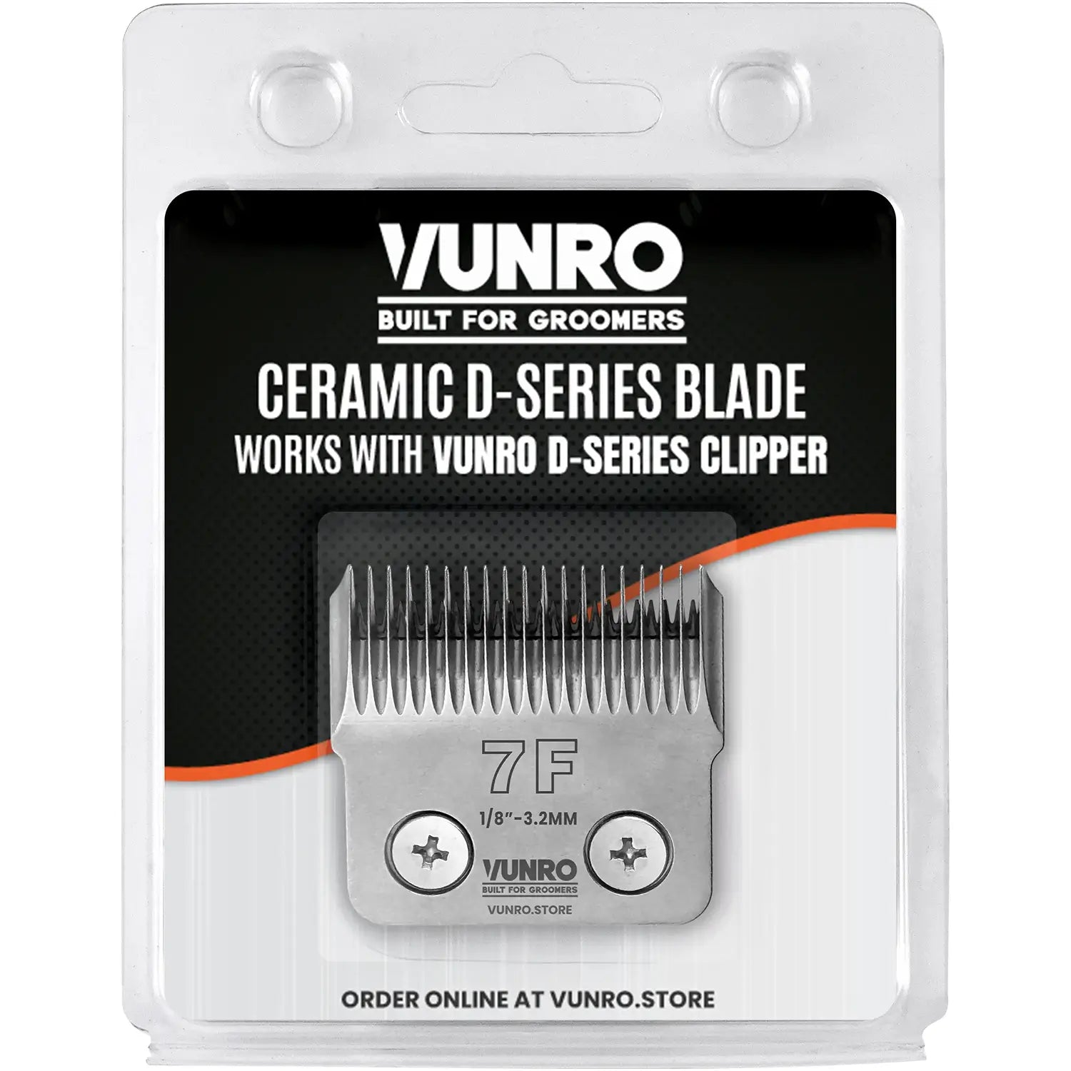 7F Ceramic D-Series Dog Clipper Blade (3.2 mm) by VUNRO